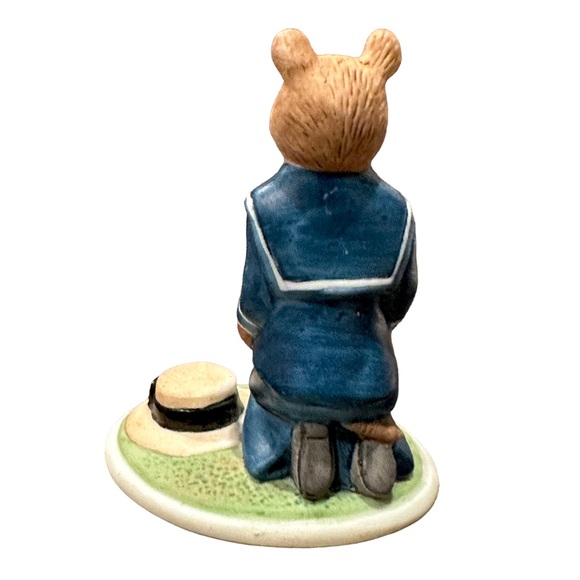 Vintage 1985 Franklin Mint Woodhouse Mouse Rupert Porcelain Figurine - Picture 5 of 8